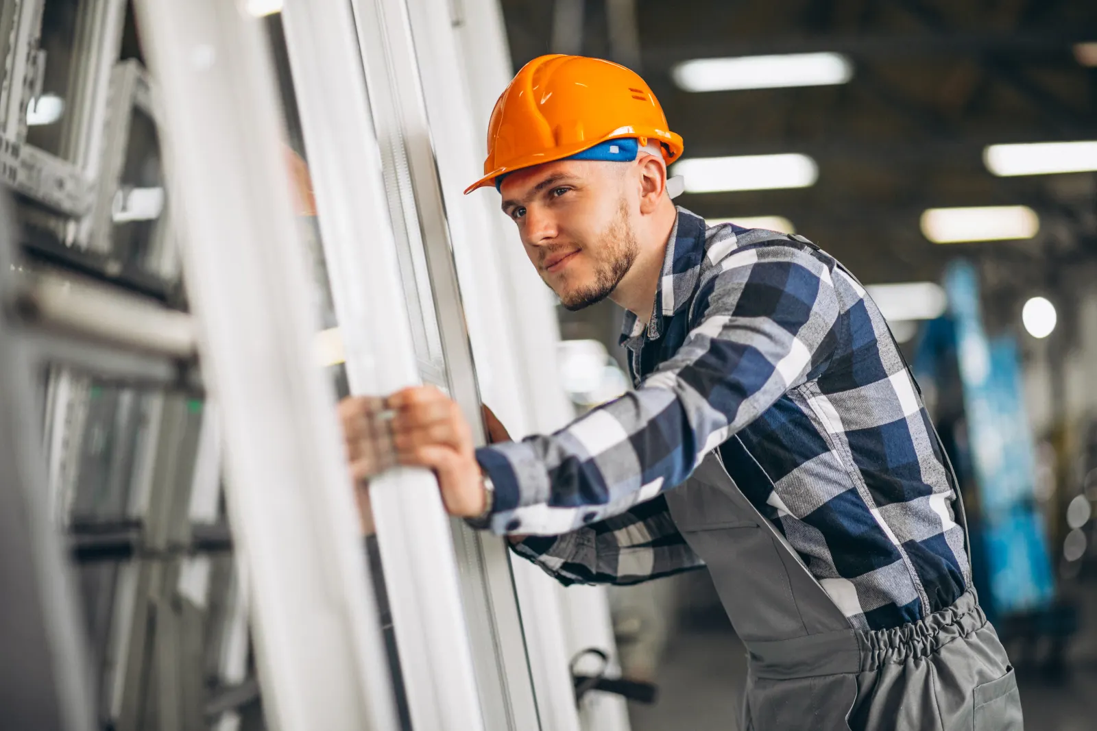 Double-hung window installation in Montreal — tilt-in two-sash window by Windows Montreal