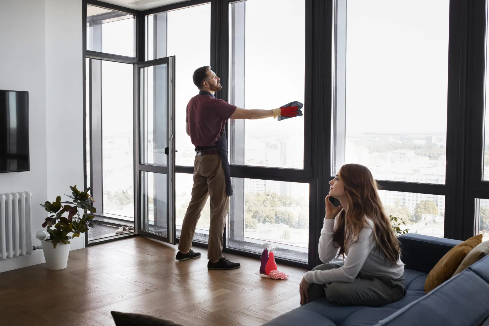 Replacing crushed window weatherstripping in Montreal